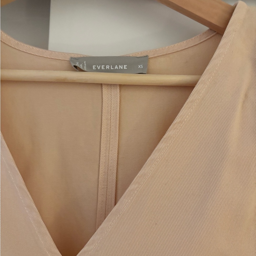 Everlane Cream Midi Dress - Picture 2 of 5